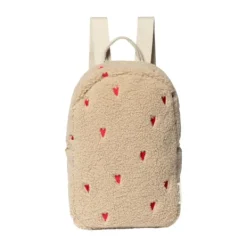 Studio Noos Teddy Hearts Mini Backpack - Brown
