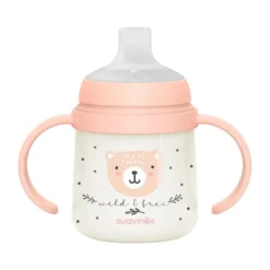 Suavinex Wild & Free Beker Met Handvaten - 150ml - 6Mnd+ - Blauw Hot