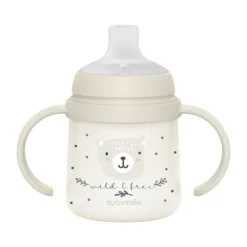 Suavinex Wild & Free Beker Met Handvaten - 150ml - 6Mnd+ - Blauw Hot