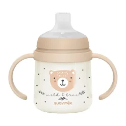 Suavinex Wild & Free Beker Met Handvaten - 150ml - 6Mnd+ - Blauw Hot
