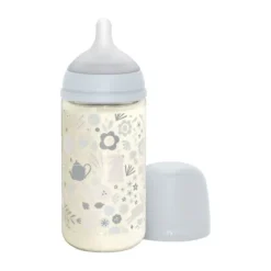 Suavinex Wonderland SX Pro Fles Glas - Medium Flow - 240ml - Blauw Sale