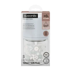 Suavinex Wonderland SX Pro Fles Glas - Medium Flow - 240ml - Blauw Sale