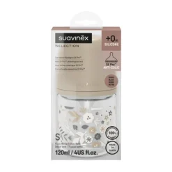 Suavinex Wonderland SX Pro Fles Glas - Medium Flow - 240ml - Blauw Sale