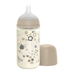 Suavinex Wonderland SX Pro Fles Glas - Medium Flow - 240ml - Blauw Sale