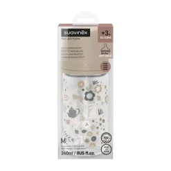 Suavinex Wonderland SX Pro Fles Glas - Medium Flow - 240ml - Blauw Sale