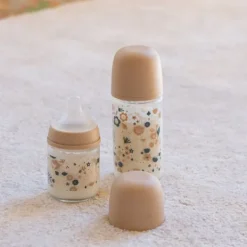 Suavinex Wonderland SX Pro Fles Glas - Medium Flow - 240ml - Blauw Sale