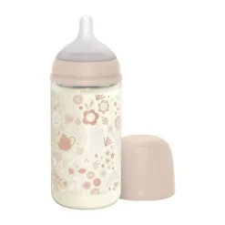 Suavinex Wonderland SX Pro Fles Glas - Medium Flow - 240ml - Blauw Sale