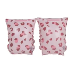 Swim Essentials Leopard Zwembandjes Rose Gold 0-24 Mnd Hot
