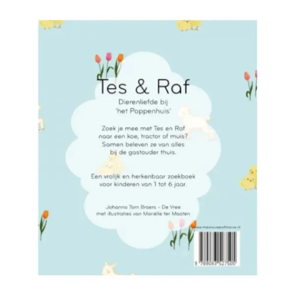 Tes en Raf Kinderboek - Dierenliefde bij 'het Poppenhuis' Outlet