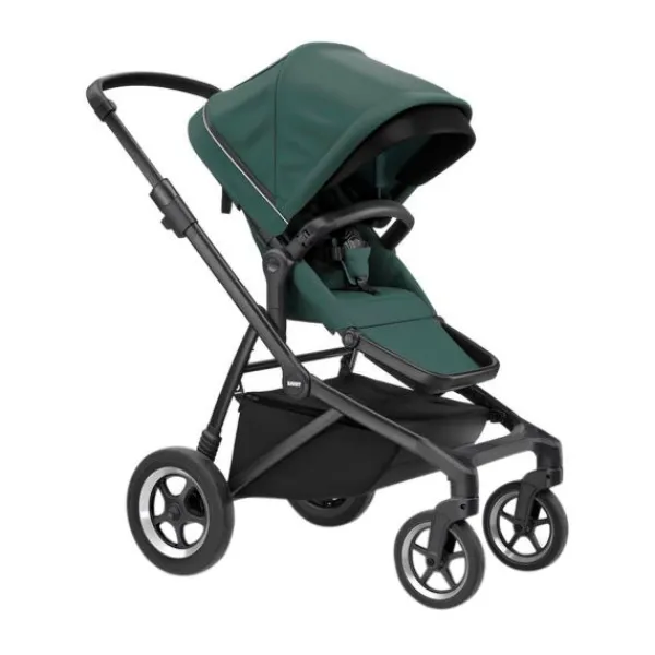 Thule Sleek Kinderwagen Mallard Green On Black zwart Hot