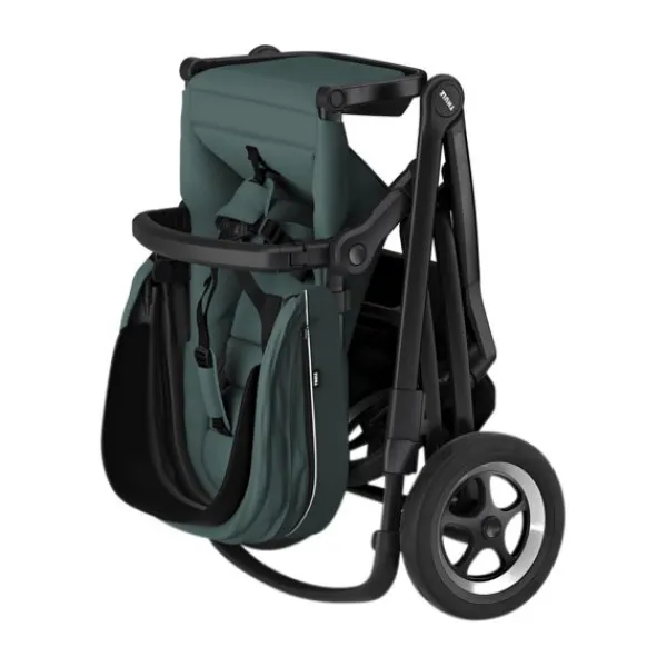 Thule Sleek Kinderwagen Mallard Green On Black zwart Hot