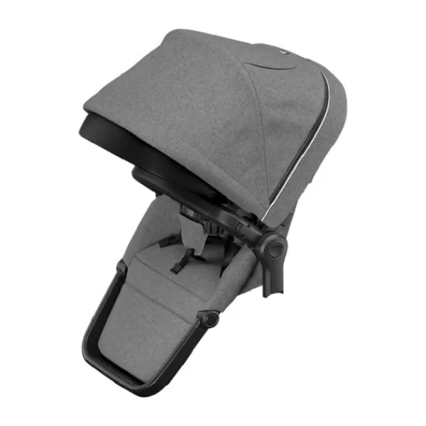 Thule Sleek Tweede Zitje Grey Melange On Black zwart Online
