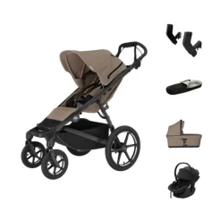 Thule Urban Glide 4 Kinderwagen 3-in-1 - Basis Bundel - Beige Clearance