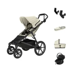 Thule Urban Glide 4 Kinderwagen 3-in-1 - Basis Bundel - Beige Clearance