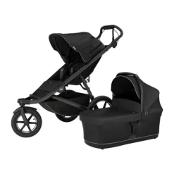Thule Urban Glide 3 Kinderwagen 3-in-1 - Mist Green | Thule Maple Autostoeltje - Black | Autostoel Adapters Clearance