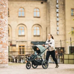 Thule Urban Glide 3 Kinderwagen 4-in-1 - Mid Blue | Thule Maple Autostoeltje - Mid Blue | Thule Alfi Isofix Base Best