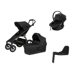 Thule Urban Glide 4 Kinderwagen 2-in-1 - Beige | Thule Maple Autostoeltje | Thule Alfi Isofix Base Online