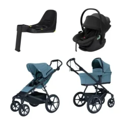 Thule Urban Glide 4 Kinderwagen 2-in-1 - Beige | Thule Maple Autostoeltje | Thule Alfi Isofix Base Online