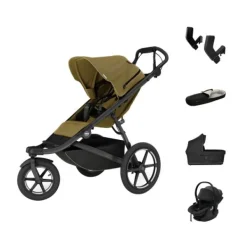 Thule Urban Glide 3 Kinderwagen 3-in-1 - Basis Bundel - Mid Blue Hot
