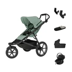Thule Urban Glide 3 Kinderwagen 3-in-1 - Basis Bundel - Mid Blue Hot