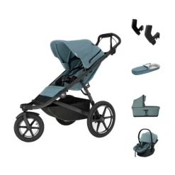 Thule Urban Glide 3 Kinderwagen 3-in-1 - Basis Bundel - Mid Blue Hot