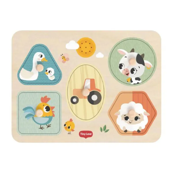 Tiny Love Farmers Funday Muziek Puzzel - Hout New