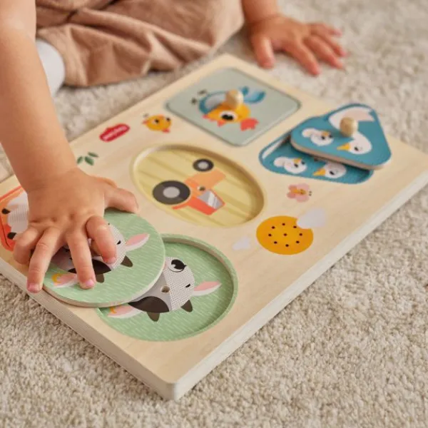 Tiny Love Farmers Funday Muziek Puzzel - Hout New