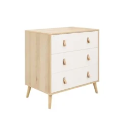 ToiToiKids Jort Commode met Laden - Wit/Naturel New