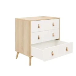ToiToiKids Jort Commode met Laden - Wit/Naturel New