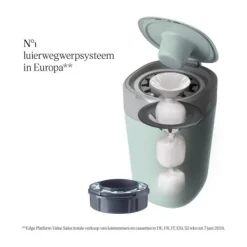 Tommee Tippee Sangenic Twist & Click Luieremmer - ECO - Groen Hot