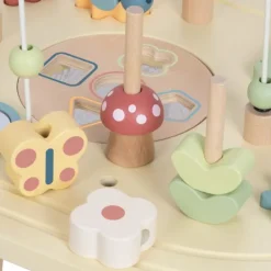 Tooky Toy Activiteitentafel - Hout - Naturel Discount