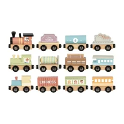 Tooky Toy Treinset - Hout Outlet