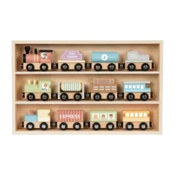 Tooky Toy Treinset - Hout Outlet