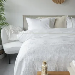 Town & Country Dekbedovertrek - Oakland - White - 140 x 220 cm Best