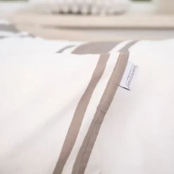 Town & Country Kinsley Dekbedovertrek - 140 x 220 cm - Taupe Clearance