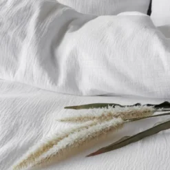 Town & Country Mousseline Dekbedovertrek - 140 x 220 cm - Zand Clearance