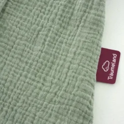 Träumeland Zomerslaapzak Liebmich - Cotton Muslin - Sage Green - 60 cm Best