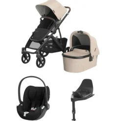UPPAbaby VISTA V3 Kinderwagen 4-in-1 - Liam | Cybex Cloud T Plus Autostoeltje | Cybex Base T Discount