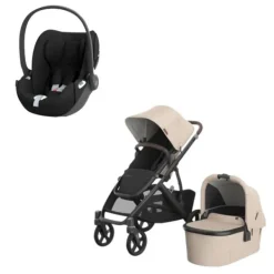 UPPAbaby VISTA V3 Kinderwagen 3-in-1 - Jake | Cybex Cloud T Plus Autostoeltje | Cybex Base T Best