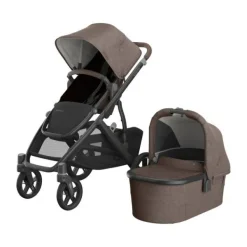 UPPAbaby VISTA V3 Kinderwagen Bundel - Evelyn | Dubatti by Römer Babysafe Pro Autostoeltje | Dubatti by Römer Vario Base 5Z Clearance