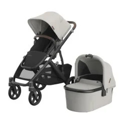 UPPAbaby VISTA V3 Kinderwagen Bundel - Evelyn | Dubatti by Römer Babysafe Pro Autostoeltje | Dubatti by Römer Vario Base 5Z Clearance