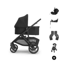 UPPAbaby VISTA V3 Kinderwagen Bundel - Evelyn | Dubatti by Römer Babysafe Pro Autostoeltje | Dubatti by Römer Vario Base 5Z Clearance