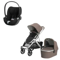 UPPAbaby VISTA V3 Kinderwagen 3-in-1 - Theo | Cybex Cloud T Plus Autostoeltje Hot