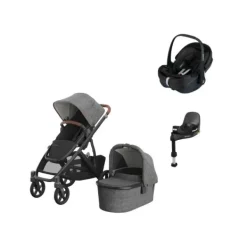 UPPAbaby VISTA V3 Kinderwagen 4-in-1 - Theo | Joolz X Maxi-Cosi Pebble 360 Pro 2 Autostoeltje | Maxi-Cosi FamilyFix 360 Pro Outlet