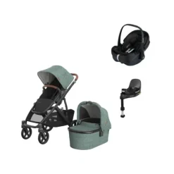 UPPAbaby VISTA V3 Kinderwagen 4-in-1 - Theo | Joolz X Maxi-Cosi Pebble 360 Pro 2 Autostoeltje | Maxi-Cosi FamilyFix 360 Pro Outlet