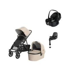 UPPAbaby VISTA V3 Kinderwagen 4-in-1 - Theo | Joolz X Maxi-Cosi Pebble 360 Pro 2 Autostoeltje | Maxi-Cosi FamilyFix 360 Pro Outlet