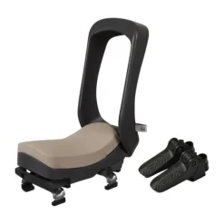 Urban Iki Junior Fietsstoeltje - Bincho Black/Inaho Beige - Met Montagekader Sale