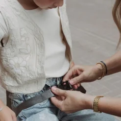 Urban Iki Junior Fietsstoeltje - Bincho Black/Inaho Beige - Met Montagekader Sale