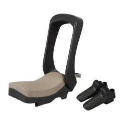 Urban Iki Junior Fietsstoeltje - Suzume Grey/Bincho Black - Zonder Montagekader New