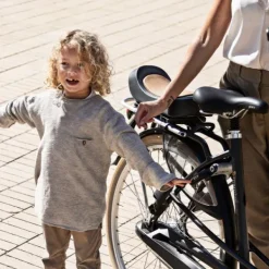 Urban Iki Junior Fietszitje - Zonder Montagekader - Bincho Black / Bincho Black Zwart Clearance